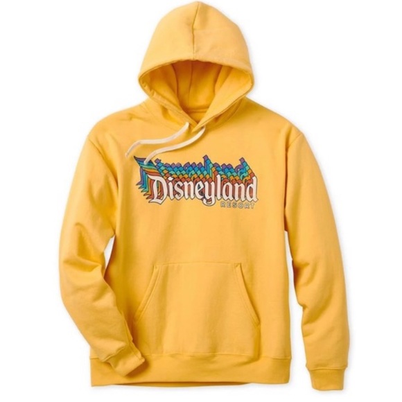 yellow disneyland sweatshirt
